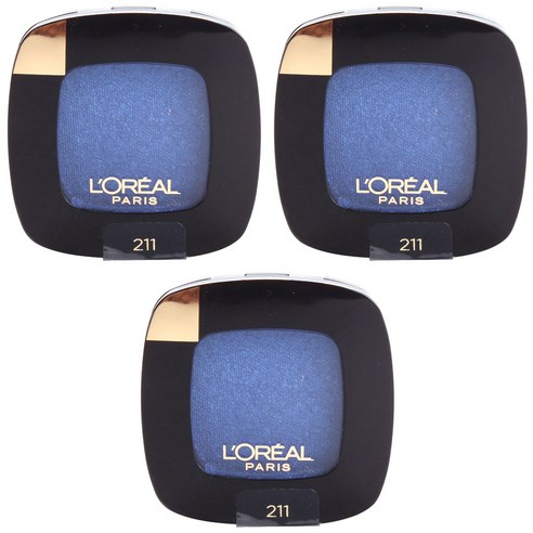 로레알파리 코스멧 컬러 리치 아이 섀도우 3.5g, Grand Bleu, 3개