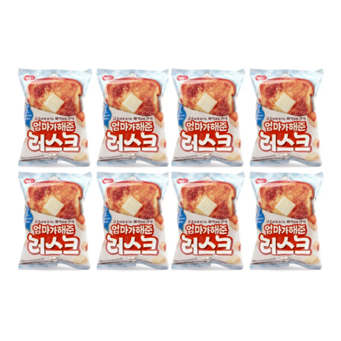 엄마가 해준 러스크 버터맛 달콤한 한입 식빵 간식