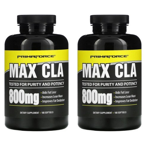  체지방 감소를 위한 마카지트 프로텍션 세트 체지방감소제 프리마포스 맥스 CLA 2400mg 180캡 2통