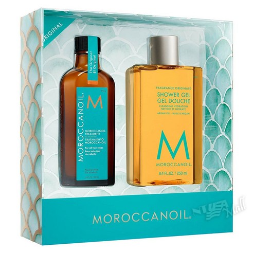 모로칸오일 한정판 선물세트 트리트먼트 100ml+샤워젤 250ml MOROCCANOIL, 1개