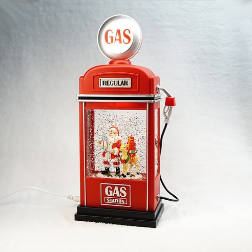 엠쿠 GAS 워터볼 LED 감성 뮤직박스, 산타