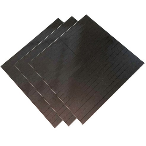 [제이스마그네트] 접착 조각 고무자석 시트 300x300 판, 3p세트 150x15x0.9T_120조각, 1개