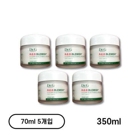 닥터지 레드 블레미쉬 시카 수딩 크림 듀오 기획세트, 350ml, 1개 
선물세트/키트