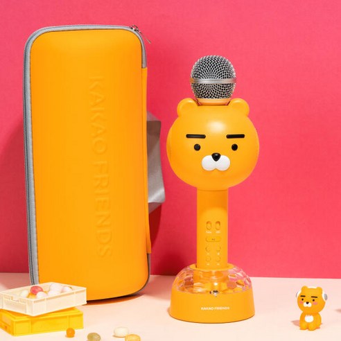 사랑스러운 디자인과 흥겨움을 더하는 아트박스 카카오프렌즈 블루투스 마이크 스피커!