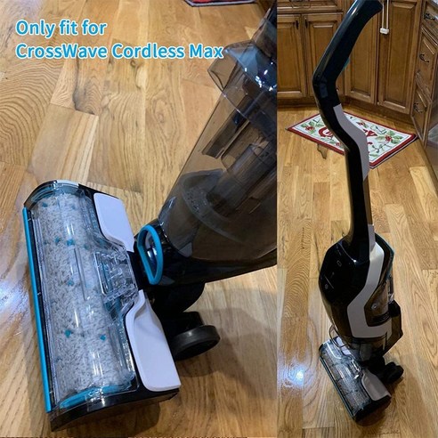 2 PCS Bissell Crosswave Cordless Max Series 진공 청소기 Bissell 용 넓은 시리즈 진공 청소기 용 2765/2554, 회색, 하나