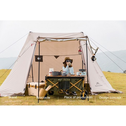 MOUNTAINHIKER 캠핑 텐트: 사계절 동안 야외 모험을 위한 믿을 수 있는 보호