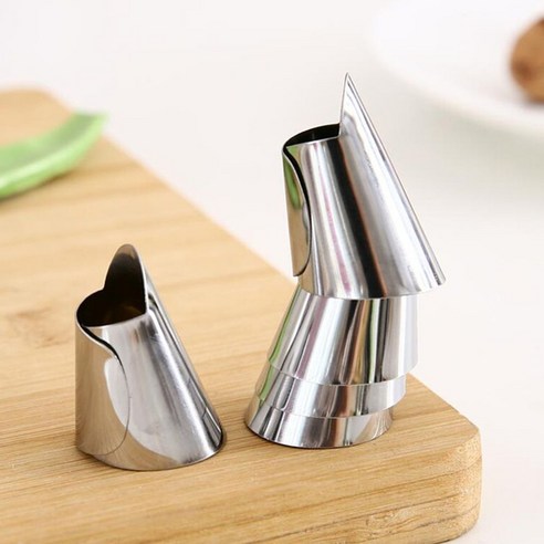 스텐 엄지 손가락 칼 골무 보호가드 1P DD-12066 손톱 대 가지치기 ccm*0369by, 본상품선택, 1개