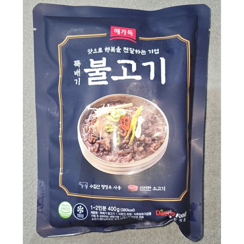 대도식품 냉동 뚝배기 불고기