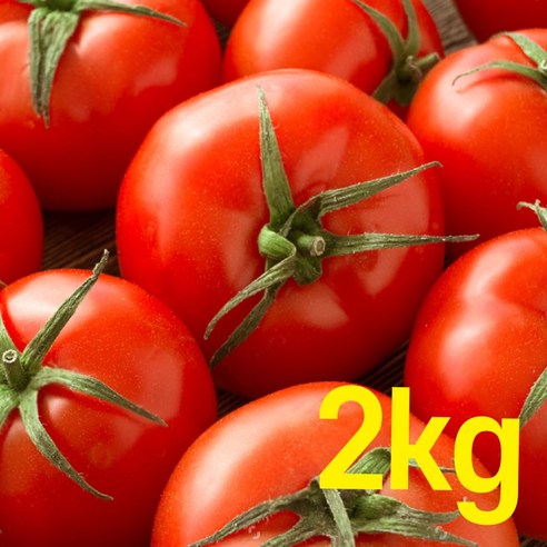 [찰지고 맛있어요] 논산 스마트팜 완숙 찰 토마토 쥬스용 간식용 샐러드용 tomato, 2kg, 1박스