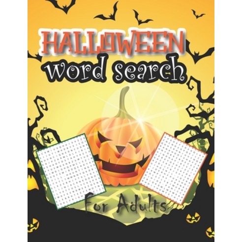 Halloween Word Search for Adults: Large Print Word Search Puzzles for Adults Paperback, Independently Published, English, 9798691092268