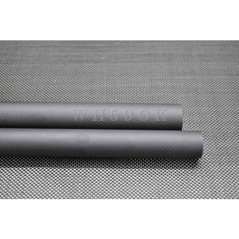 고강도 3k 탄소섬유튜브 외경 20mm 22mm 23 24mm 25mm 26mm 27mm 28mm 29 30mm 길이500mm 3k 평직유광 윙튜브 Carbon fiber tube, 2pcs 20x17x500mm 무광