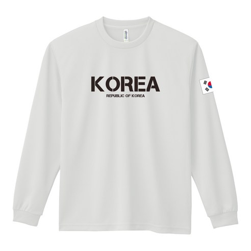 2023년 NEW 대한민국 KOREA 남여공용 기능성 쿨론 긴팔티