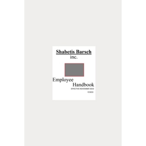 (영문도서) Employee Handbook Paperback, Independently Published, English, 9798373245180