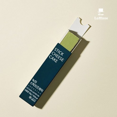 [루빵] 간편디저트 녹차 스틱치즈케익 150g [30g/5입], 1개