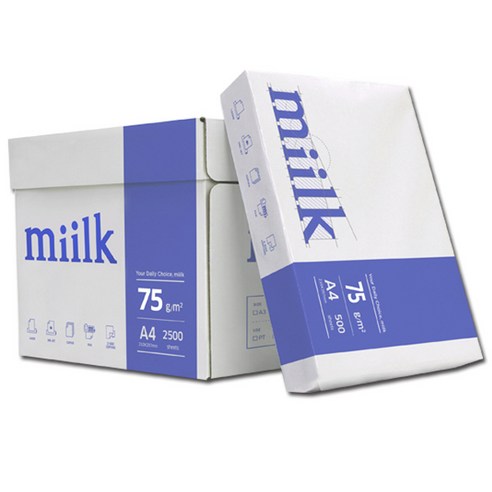 밀크(Miilk) 75g 1박스, A4, 2500매