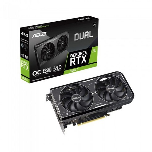 에이수스 DUAL 지포스 RTX 3060 Ti O8G OC D6X 8GB