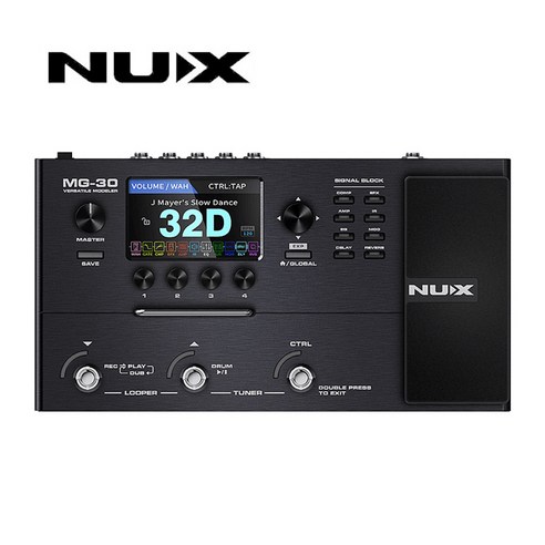 js6102 Nux MG-30 / 컴팩트 IR 멀티이펙터 (어댑터 포함) Best Top5