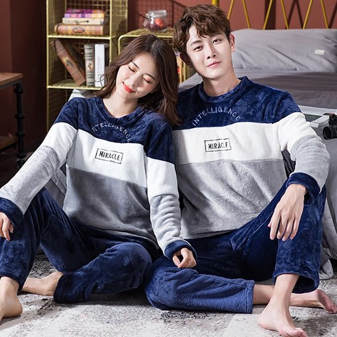 홈웨어 파자마 겨울 커플잠옷 포근커플미라클SET