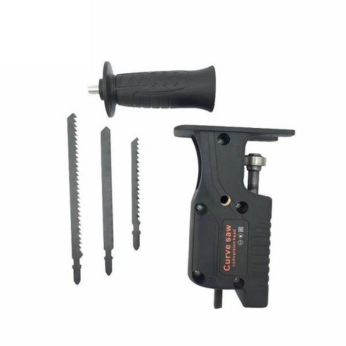 휴대용 전기 드릴 왕복 톱 어댑터 목재 곡선 절단 도구 목공 전동 공구 액세서리, 한개옵션1, 01 1 Set