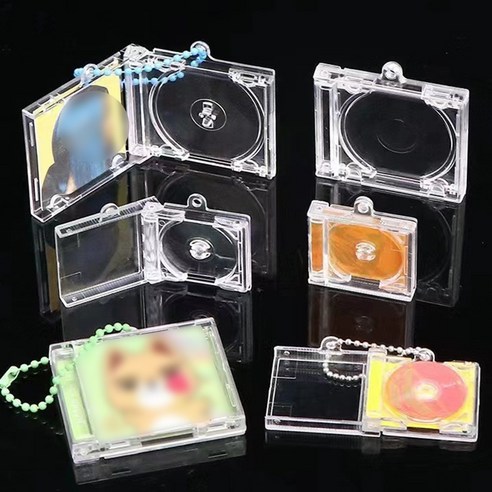 추억을 담는 작은 예술, 커버풀 미니 CD 아크릴 키링으로 간직하는 특별한 순간 미니cd키링