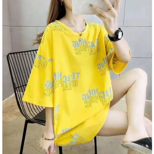 XLiang 여자 빅 사이즈 반팔 티셔츠 1+1