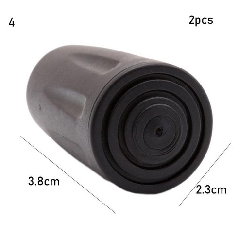 1/2pcs 새로운 블랙 노르딕 워킹 폴 트렉 폴 텔레스코픽 Alpenstock Crutch 워킹 스틱 하이킹 액세서리, 하나, -2pcs Style 4