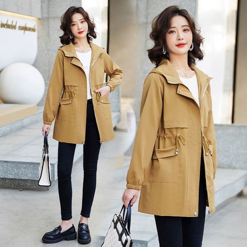 POMTOR 여성 캐주얼 포켓 후드 트렌치코트 Best Top5 POMTOR 여성 캐주얼 포켓 후드 트렌치코트 Best Top5
