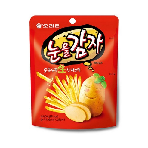 오리온 눈을감자, 56g, 3개