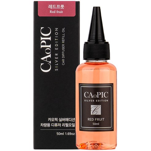 카오픽 실버에디션 차량용 디퓨저 리필 오일 50ml, 레드프룻, 1개