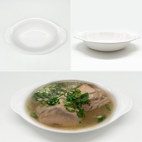 업소에서 다양한 음식을 내구성 있고 편리하게 서빙하기 위한 멜라민 그릇