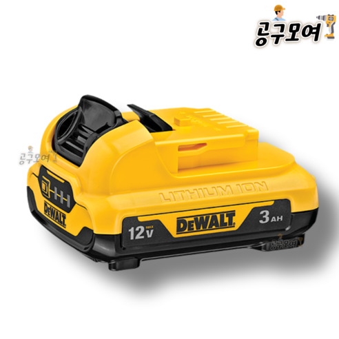 디월트 배터리 12V 3.0Ah DCB124 잔량체크가능 정품 DCF801 DCF601 DCD701, 1개