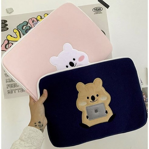 귀여운 캐릭터 디자인의 아이패드 파우치로 1+1 혜택을 누리세요!