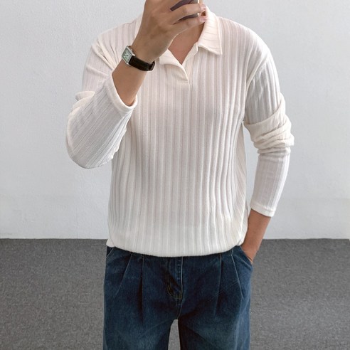 남자를 위한 다재다능한 봄/가을 카라티