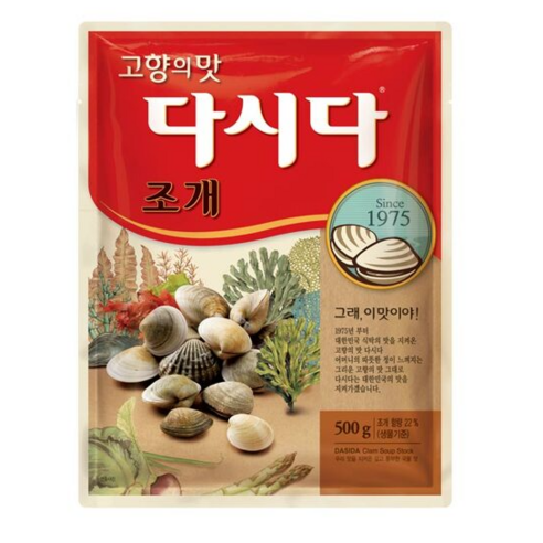 백설 조개다시다, 500g, 2개