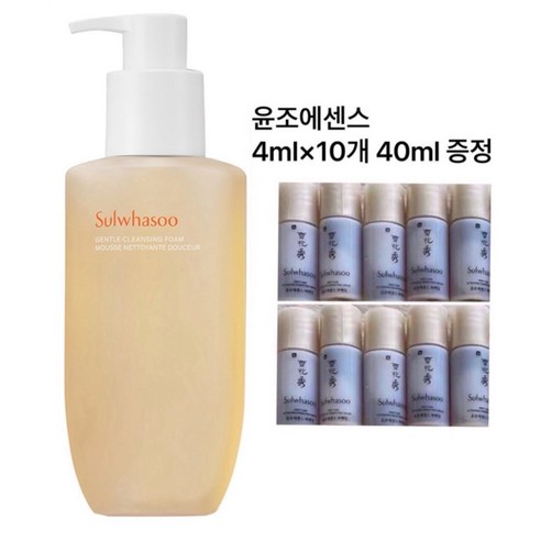 (빠른배송)설화수 순행클렌징폼 200ml+윤조에센스 4ml*10개 40ml 증정, 200ml