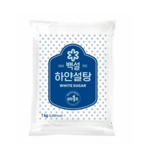 백설 하얀설탕, 1kg, 2개