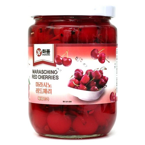 화풍 마라시노 레드체리(꼭지있음) 375g 체리