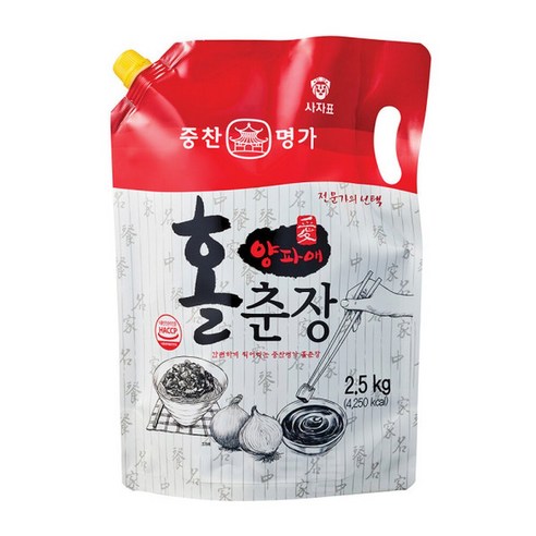 중찬명가 사자표 양파애 홀춘장 2.5kg