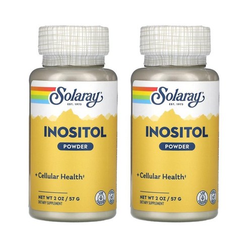 솔라레이 이노시톨 56.7g 2병 Inositol 분말 파우더 솔라레이 이노시톨 56.7g 2병 Inositol 분말 파우더