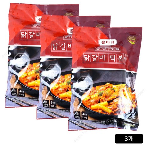 춘천 국물 닭갈비 떡볶이 3인분 당일배송