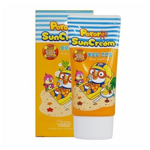 워터프루프선크림 뽀로로 선크림 SPF50+PA+++ 50ml 1+1