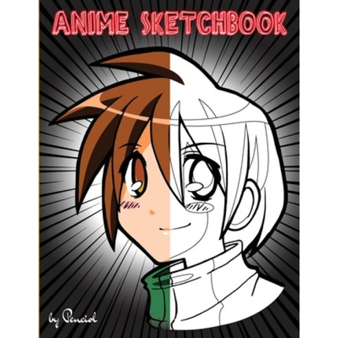 Anime Sketchbook Paperback, Marinescu Daniela-Mariana, English, 9781716172403