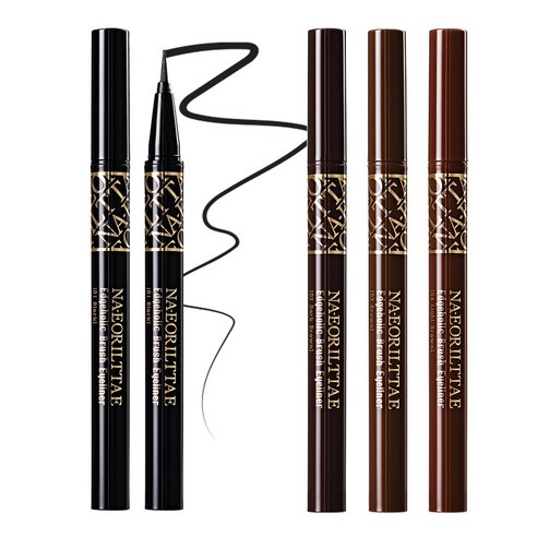 번짐 걱정 없이 하루 종일 또렷한 눈매, 나어릴때 워터프루프 아이라이너 블랙