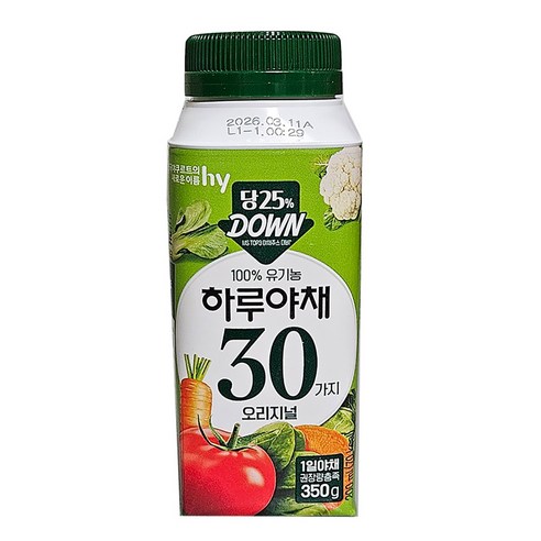 한국야쿠르트 하루야채 오리지널 200ml x 10개 /아이스발송