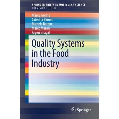 (영문도서) Quality Systems in the Food Industry Paperback, Springer, English, 9783030225520