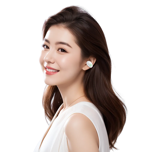 KONLI 오픈형 귀찌 무선 블루투스 이어폰, 화이트, A1