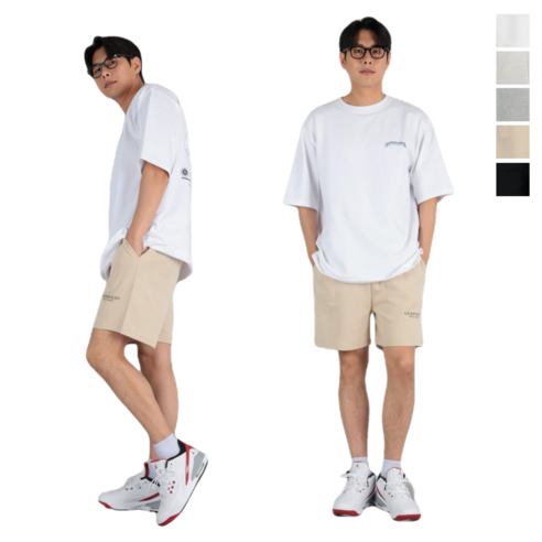 남자 트레이닝 반바지 더블저지 운동 헬스 반바지