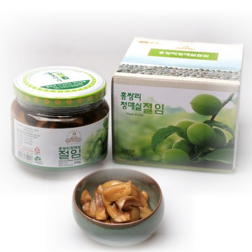 홍쌍리 청매실절임 430g 2병 매실피클 국내산매실 매실명인 홍쌍리매실가, 2개