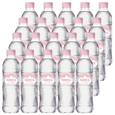 아워홈 지리산수 핑크, 500ml, 20개 생수500