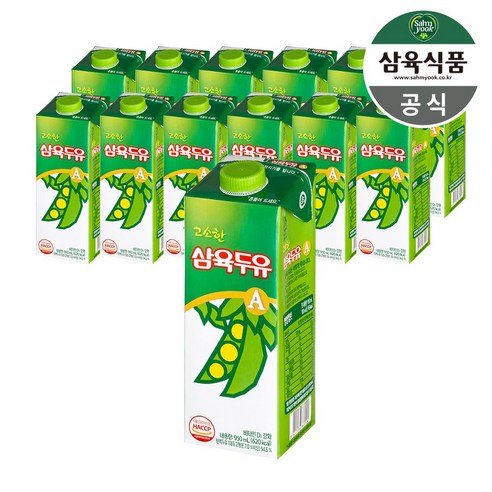 삼육두유 고소한 맛 A 950ml x 12팩 
유제품/아이스크림